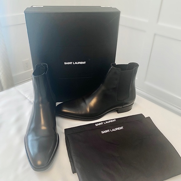New SAINT LAURENT Men’s Boxer Boot - Picture 2 of 5